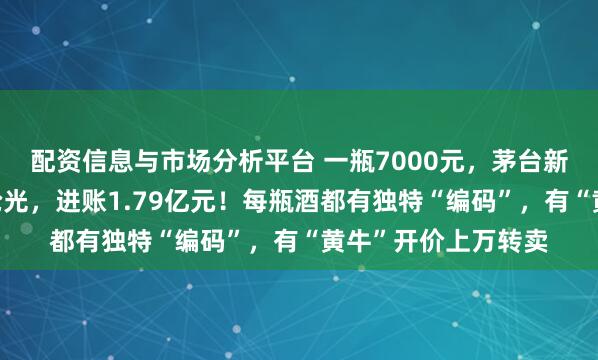 配资信息与市场分析平台 一瓶7000元，茅台新品上架，2分钟被抢光，进账1.79亿元！每瓶酒都有独特“编码”，有“黄牛”开价上万转卖